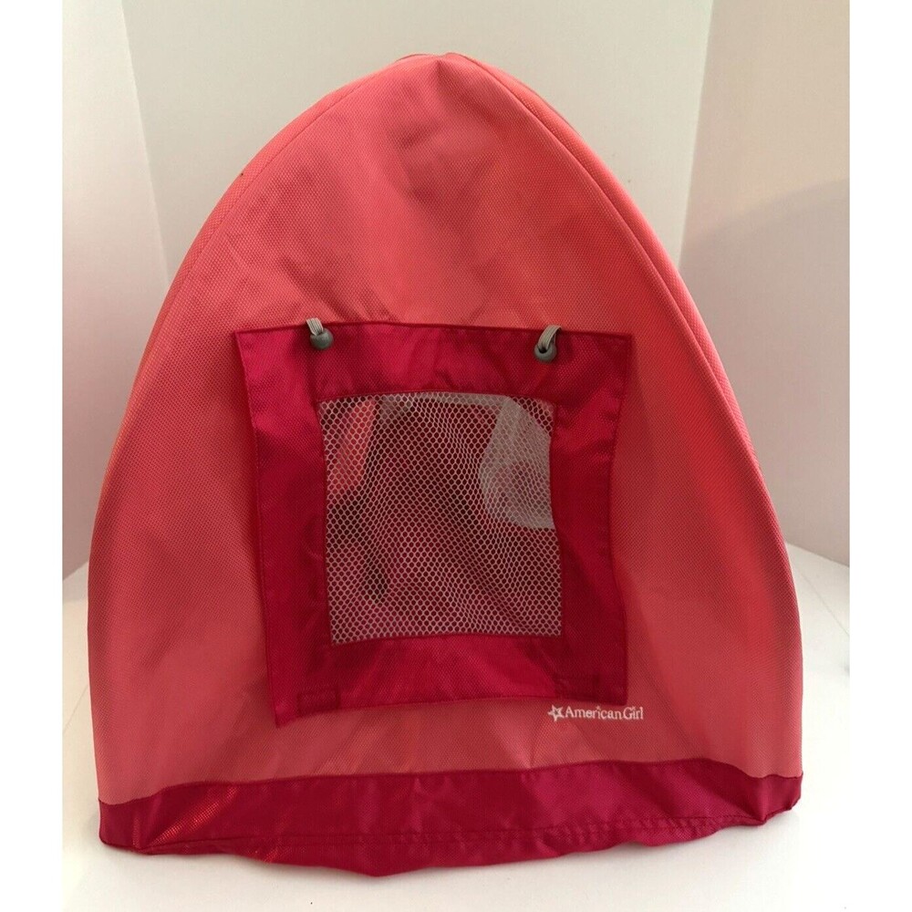 American Girl Great Outdoors Pink Camping Tent For All 18" Dolls RETIRED 2012